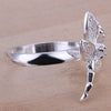 Fashion Zircon Dragonfly Silver Jewelry Ring , 925 Sterling Silver Ring